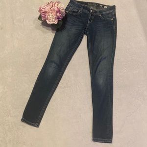 MISS ME Size 26 J55408G Skinny Blue Jeans
